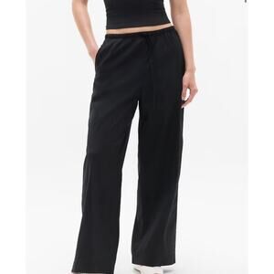 ATHLETA Women's XL Black Paradise Mid Rise Wide Leg Pant NWT Athleisure Gorpcore